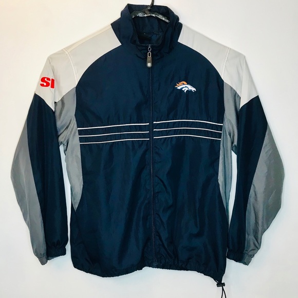 Reebok Other - NFL Denver Broncos Windbreaker Jacket Full Zip L